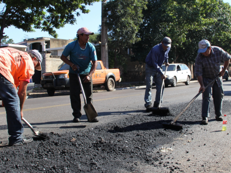 Programa de bacheo continúa pese a la pandemia