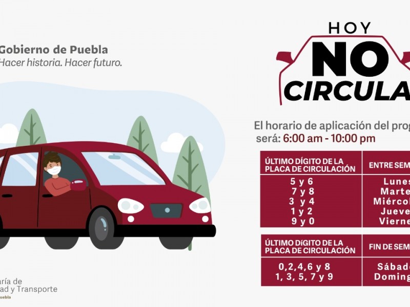 Programa Hoy No Circula va en 20 municipios: Barbosa