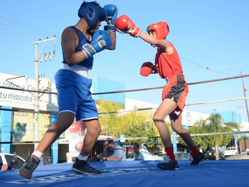 Programa Instituto Municipal del Deporte exhibición de box