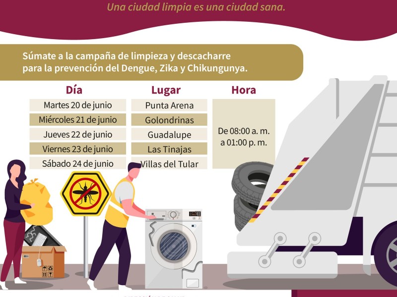 Programa Salud Pública jornada de descacharre en sectores