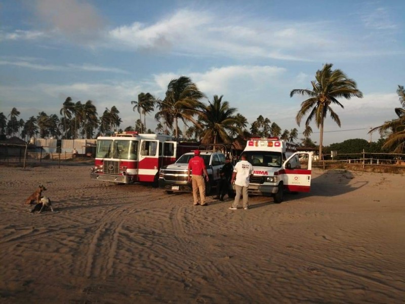 Bandera roja en playas nayaritas por riesgo de corrientes marinas