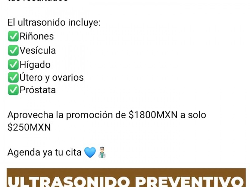 Promociones de laboratorios particulares no tiene relación con Gobierno Federal