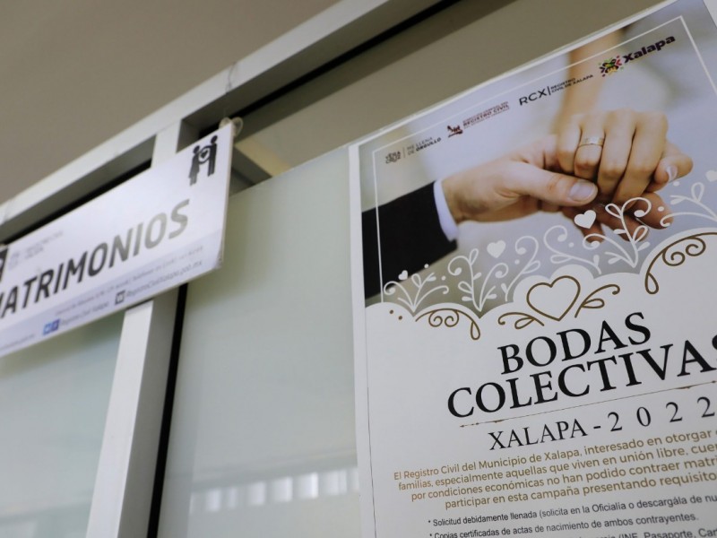 Promueven campaña de bodas colectivas en Xalapa