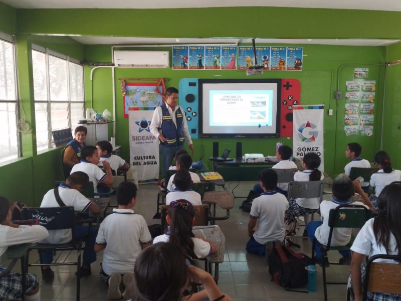 Promueven el cuidado del agua en escolares