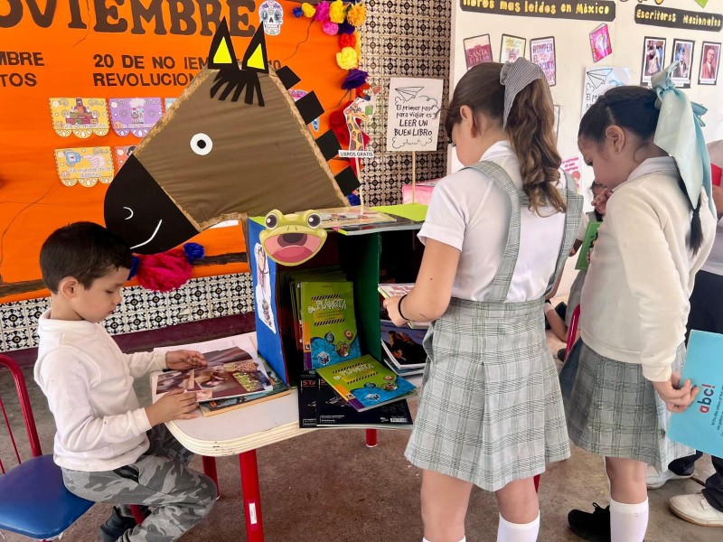 Promueven el gusto por la lectura en la primaria “Revolución” de Álamos