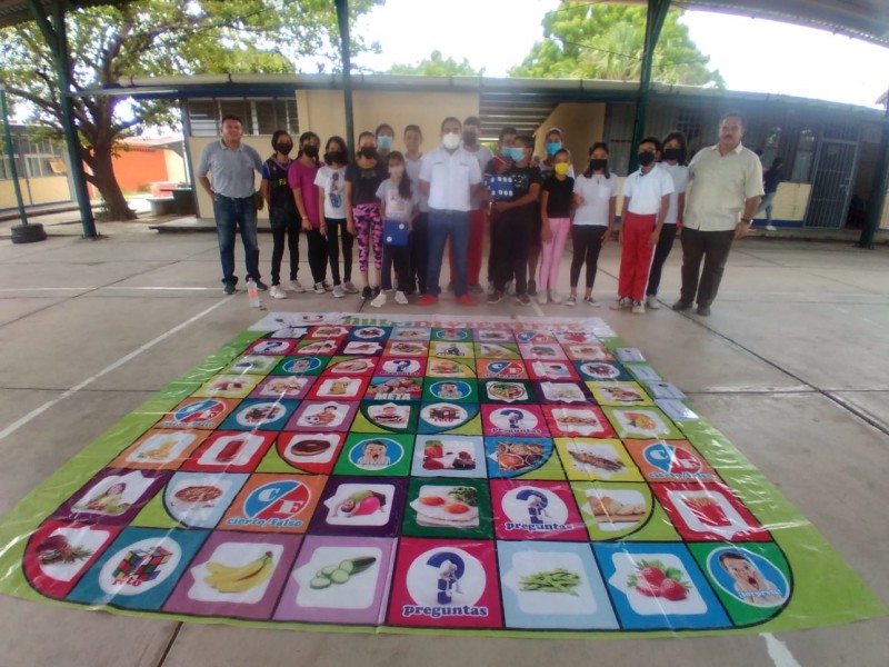 Promueven la alimentación sana a través del juego didáctico 