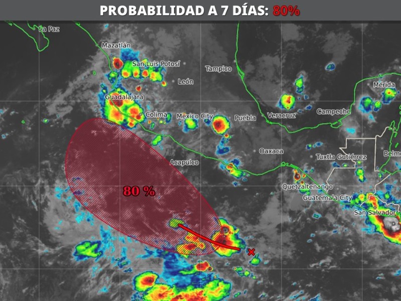 Pronostican chubascos fuertes en zonas de Colima para este miércoles