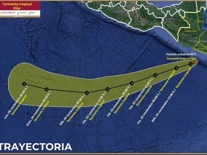 Pronostican intervalos de chubascos en algunas zonas de Colima