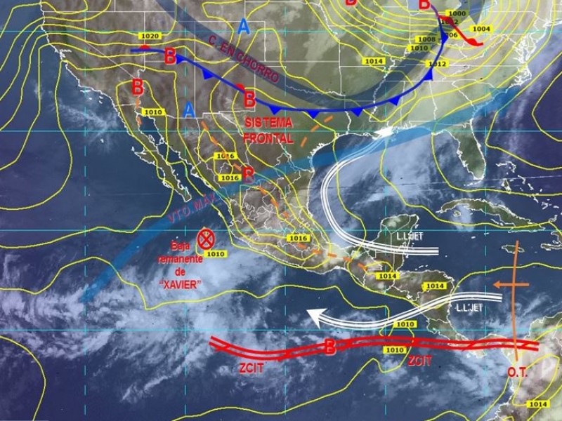 Pronostican lluvias al sur de Guanajuato