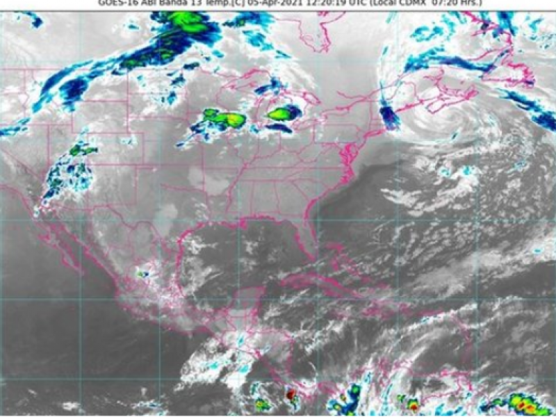 Pronostican lluvias en Colima, debido a canales de baja presión