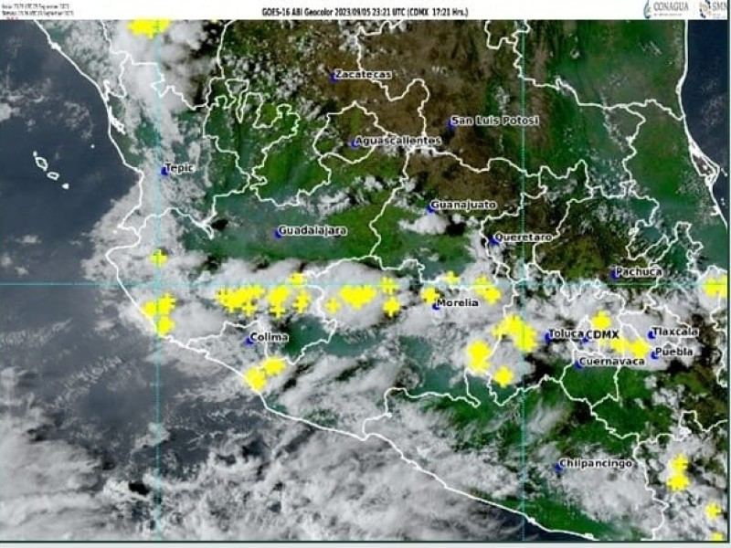 Pronostican lluvias fuertes en Colima por tormenta Jova
