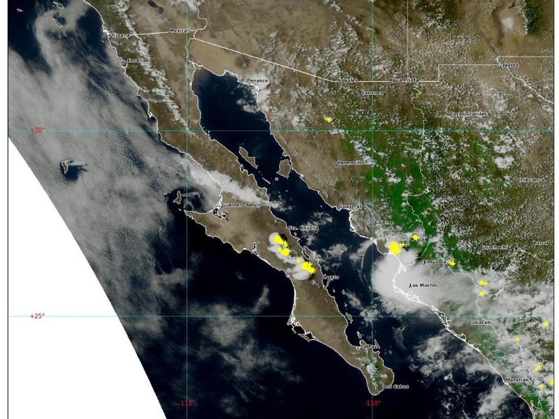 Pronostican lluvias fuertes y tormentas eléctricas para esta tarde