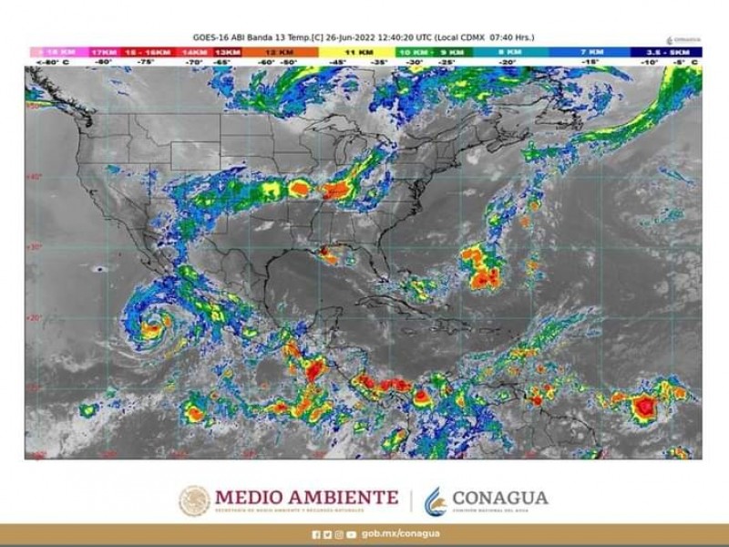 Pronostican lluvias intensas en Oaxaca por tormenta y onda tropical