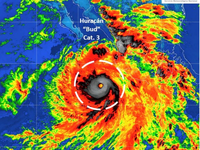 Pronostican lluvias intensas por el huracán Bud