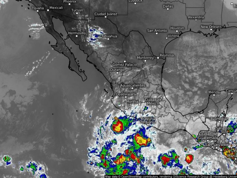 Pronostican lluvias para esta semana en Guerrero