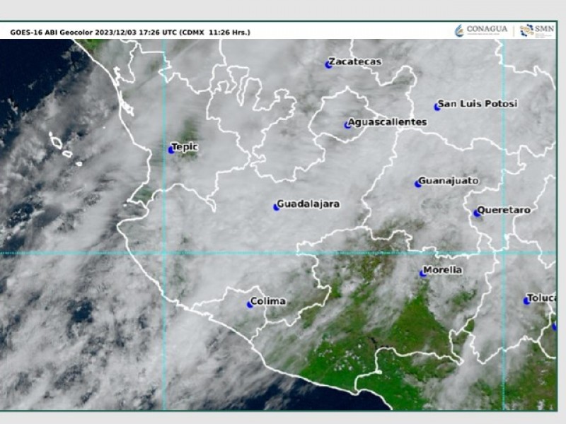 Pronostican lluvias para esta tarde de domingo en Colima