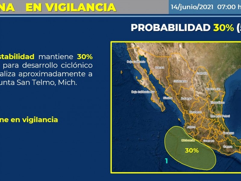 Pronostican para Colima día nublado con lluvias fuertes