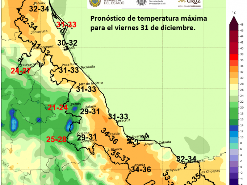 Pronostican para el domingo ingreso de Frente Frío