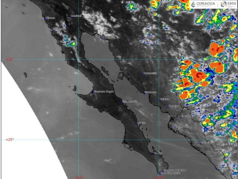 Pronostican tormentas con lluvias y vientos en Sonora