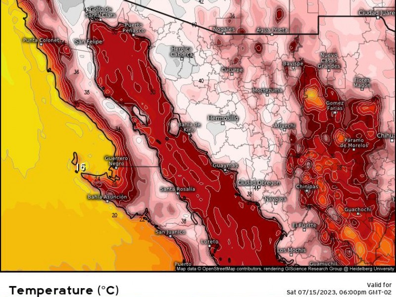 Pronostican tormentas eléctricas en Sonora