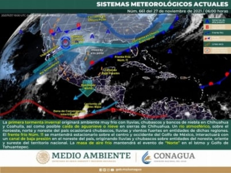 Pronóstico del clima para Sonora este sábado