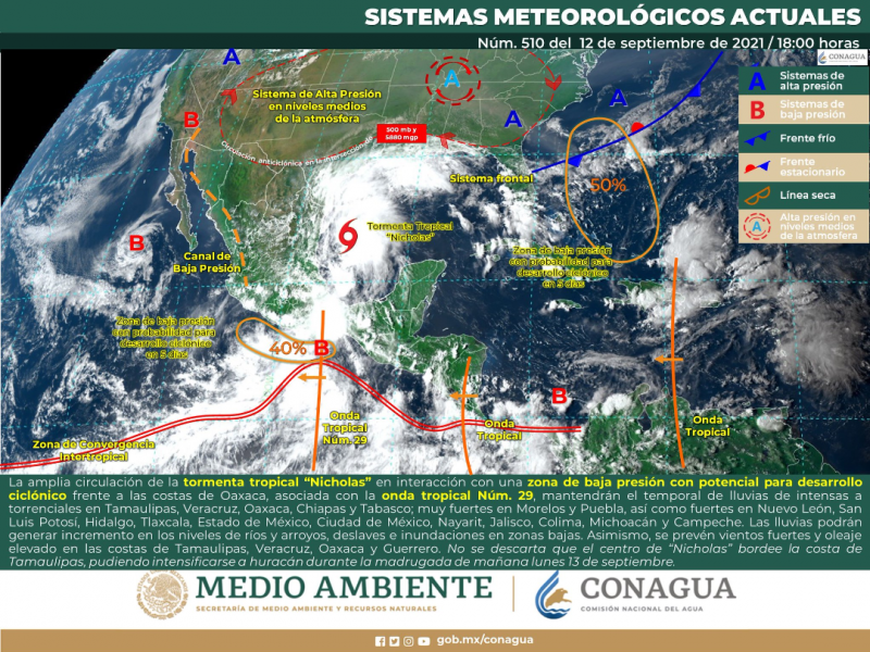 Pronóstico: lluvias torrenciales para Guerrero
