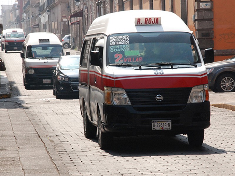 Propondrán incremento de tarifa en transporte público de Morelia