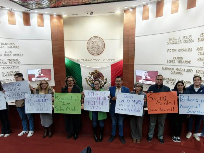 Proponen en Zacatecas nueva ley para mejorar atención de salud mental