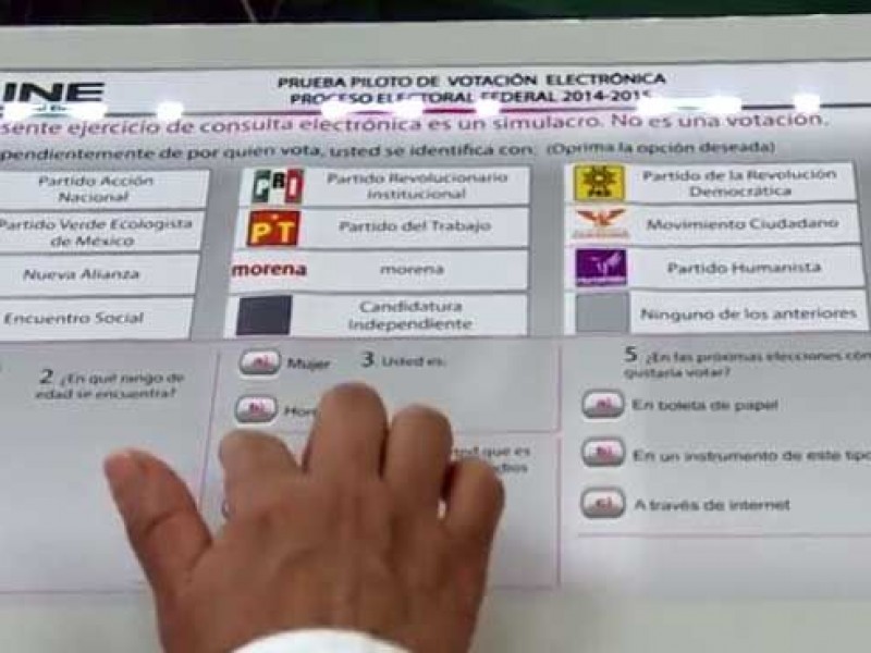 Proponen votar con boleta electrónica