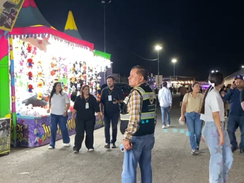 Protección Civil impidió la apertura de puestos de comida en la Expofest
