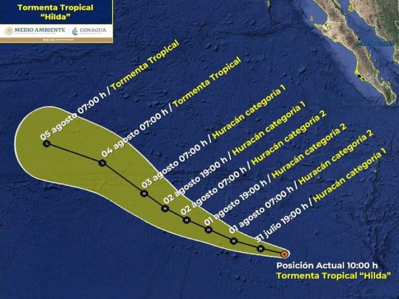 Protección civil  mantiene monitoreo de tormenta Hilda