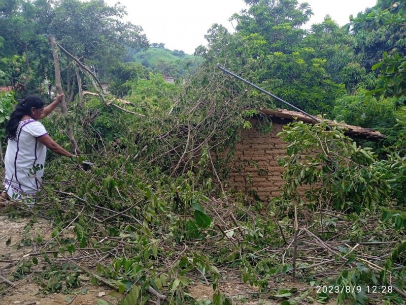 Protección Civil monitorea región Costa y Mixteca, ante fuertes lluvias