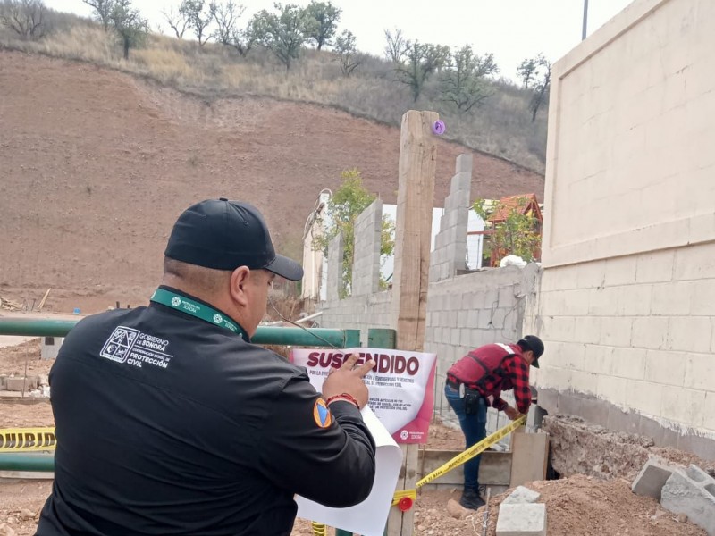 Protección Civil Sonora construcción de oficinas en Nogales