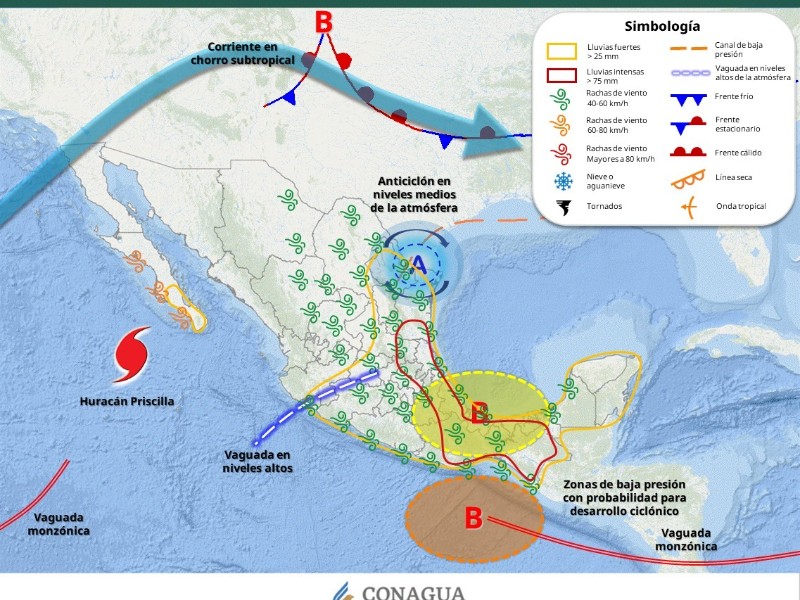 Protección Civil Tuxpan reitera “Alerta Gris” por temporal lluvioso