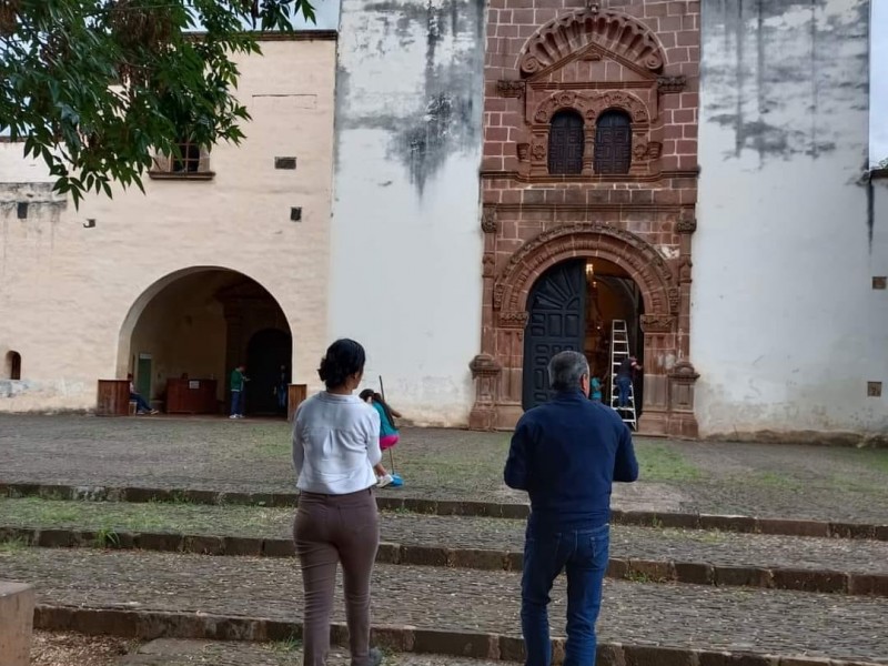 Protegen Patrimonio Cultural en Tzintzuntzan