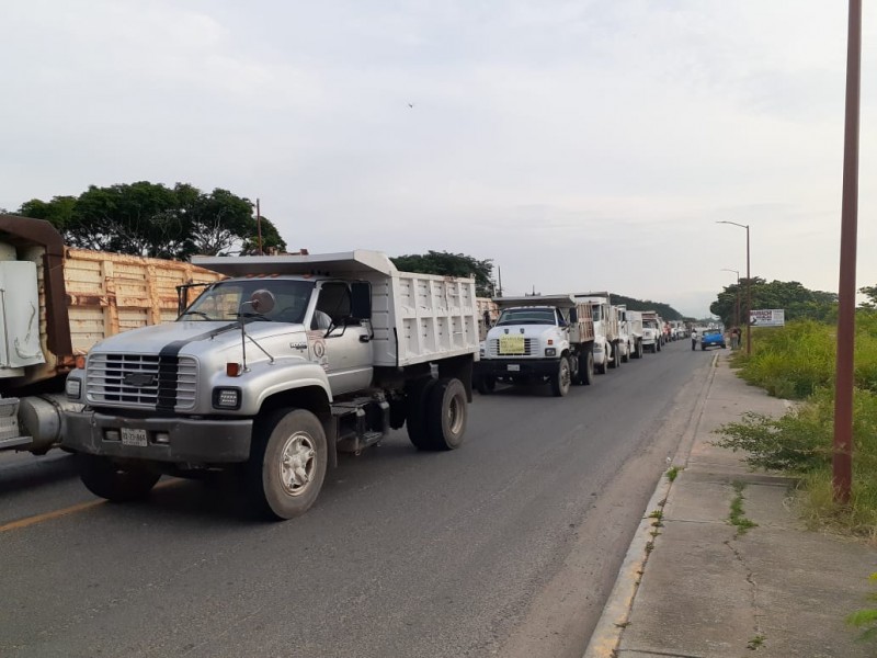 Protesta el Sindicato Libertad en Juchitán