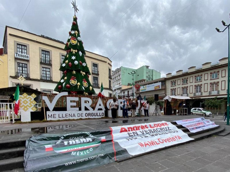 Protesta FRENAAA en Xalapa por 