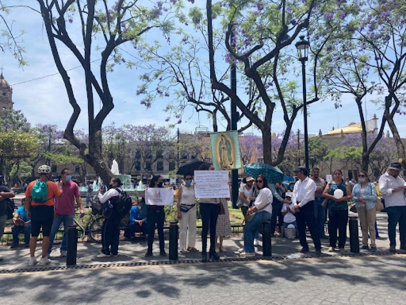 Protesta Frente Nacional por la Familia contra matrimonio igualitario