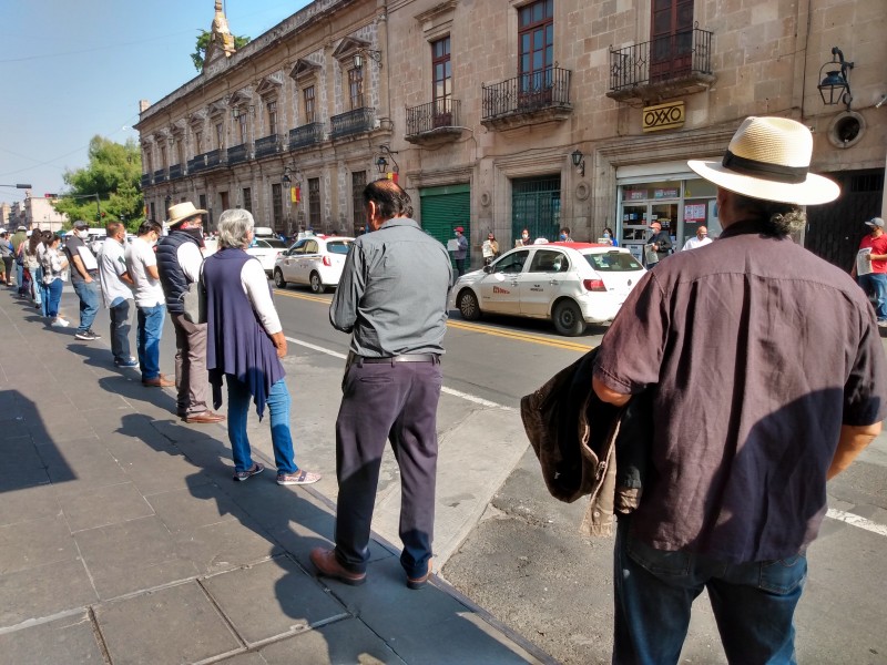 Protesta SUEUM en demanda de pagos