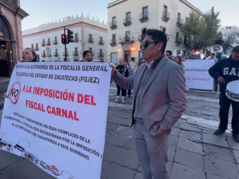 Protestan contra terna de candidatos del Gobernador, a nuevo Fiscal