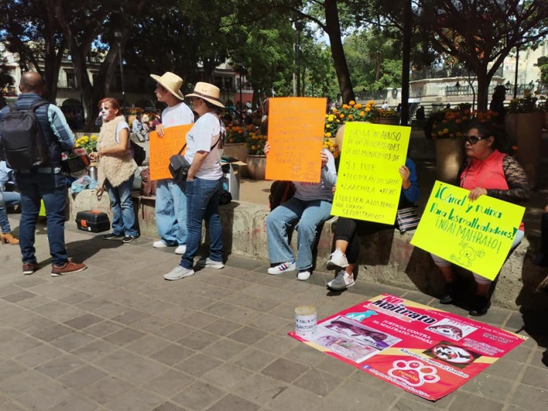 Protestan en Oaxaca por el maltrato animal