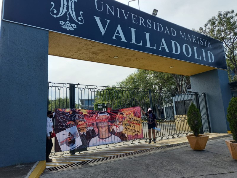 Protestan en Universidad Valladolid por casos de acoso sexual