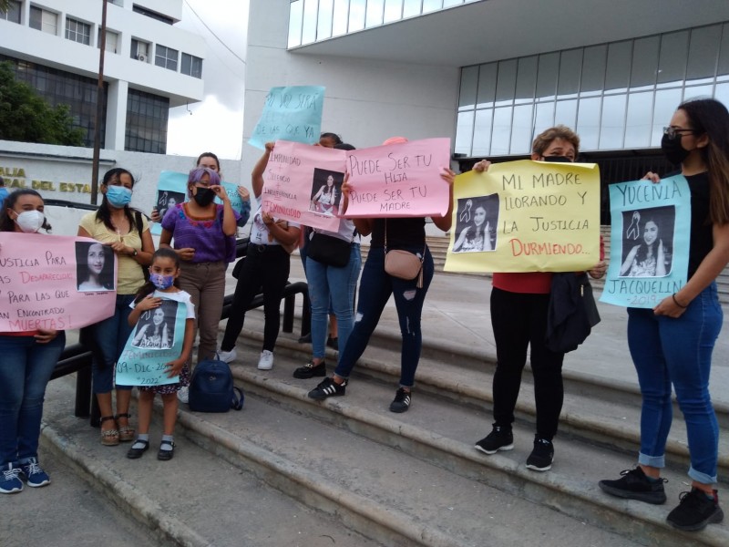 Protestan familiares de Yucenia víctima de feminicidio en 2019