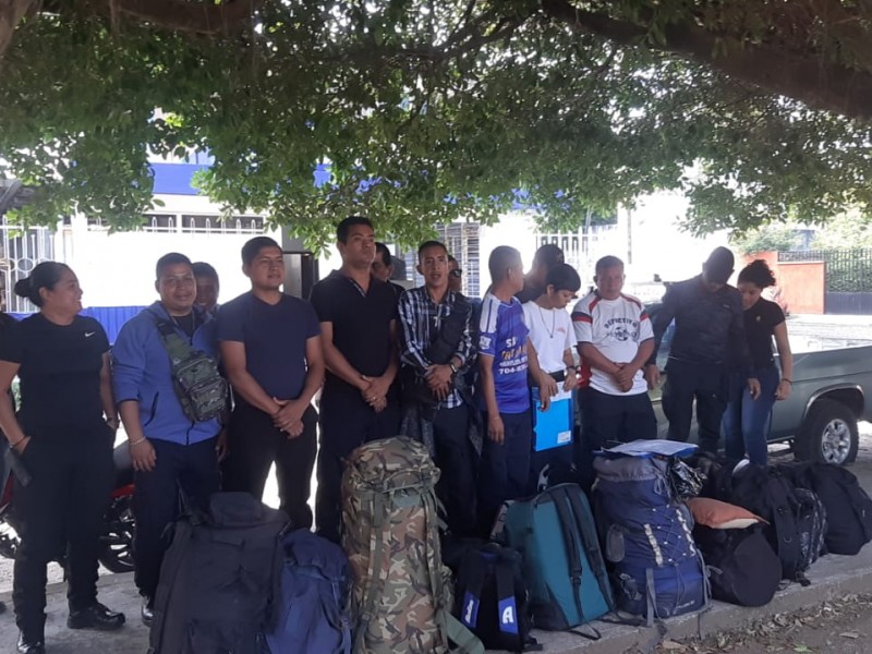 Protestan policías en Tapachula, exigen mejora de salarios
