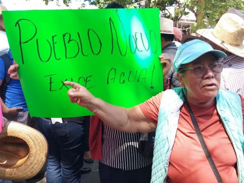 Protestan por falta de agua en capital oaxaqueña