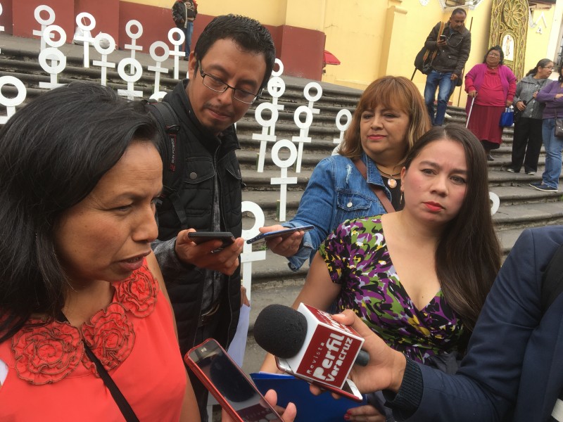 Protestan por feminicidios ocurridos en Veracruz