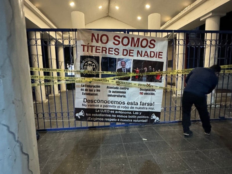 Protestan por la elección de la FEUD realizada hace un año