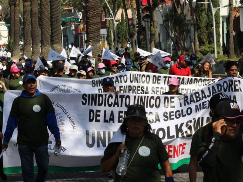 Protestas en México por el Día del Trabajo