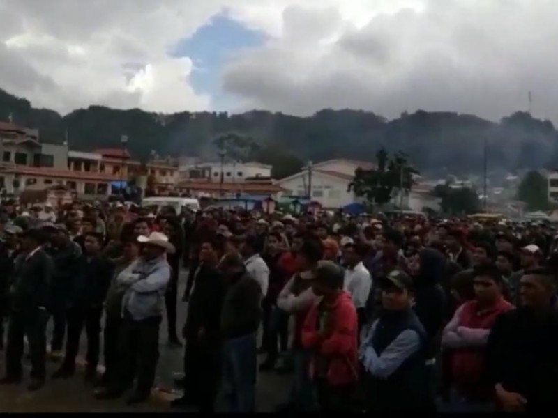 Protestas en San Juan Chamula contra alcalde