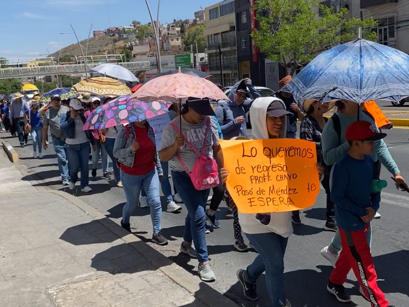 Protestas en Zacatecas exigen la localización de maestro desaparecido